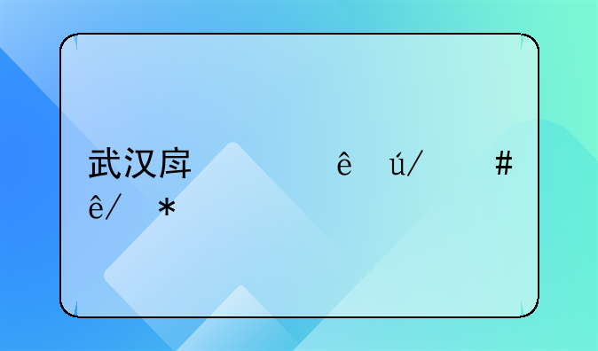 武汉房产纠纷律师事务所排名