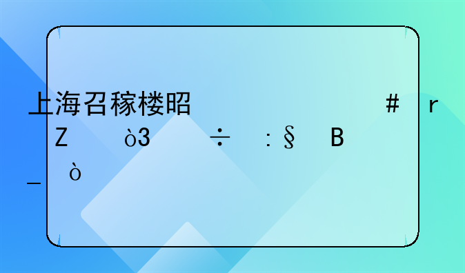 上海召稼楼是个什么地方，好玩吗？