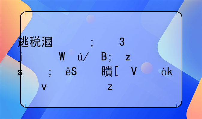 逃税漏税行为的法律后果与应对策略：全面解析