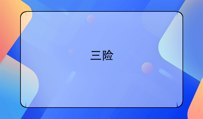 三险